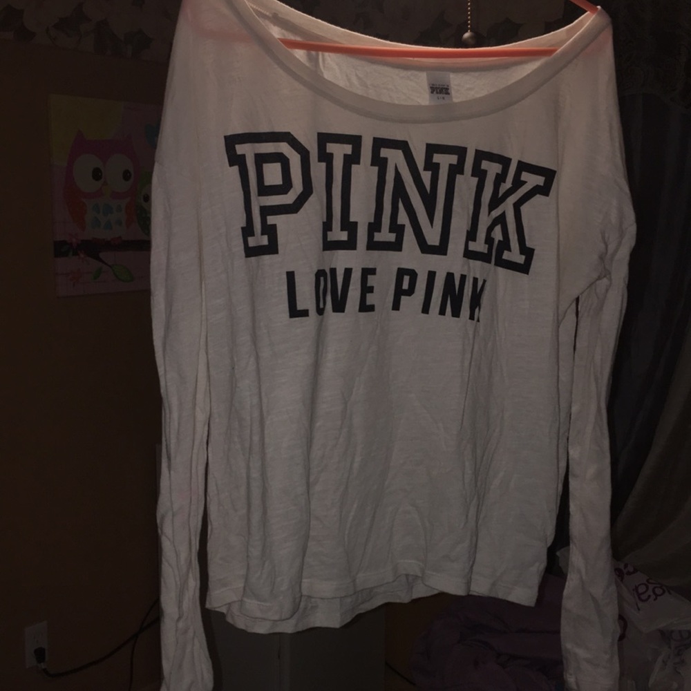PINK LONG SLEEVE T-SHIRT